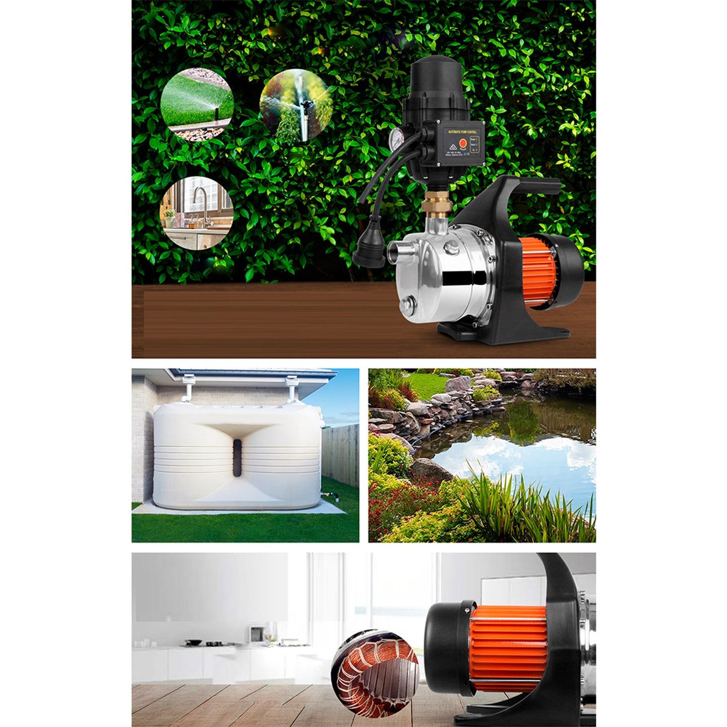 High Pressure Garden Water Pump - 1500W