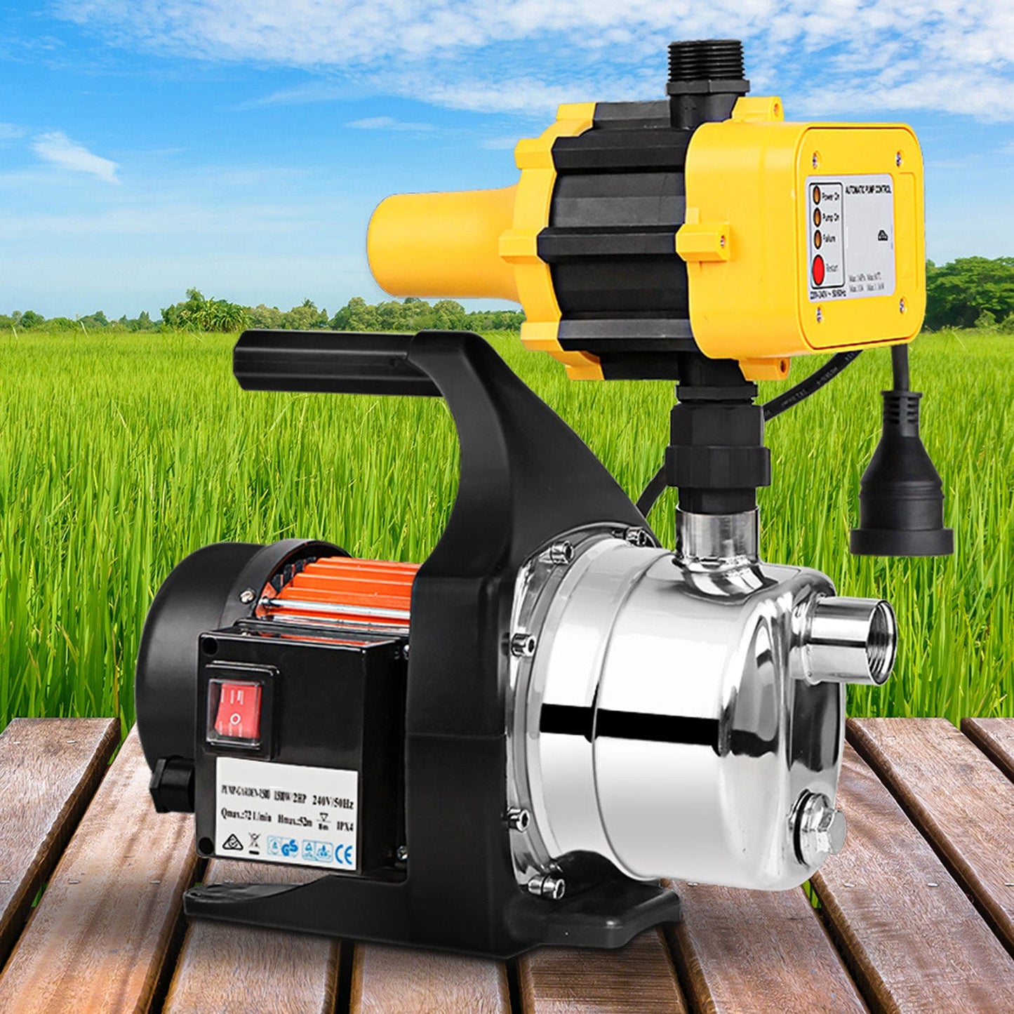 High Pressure Garden Water Pump - 800W