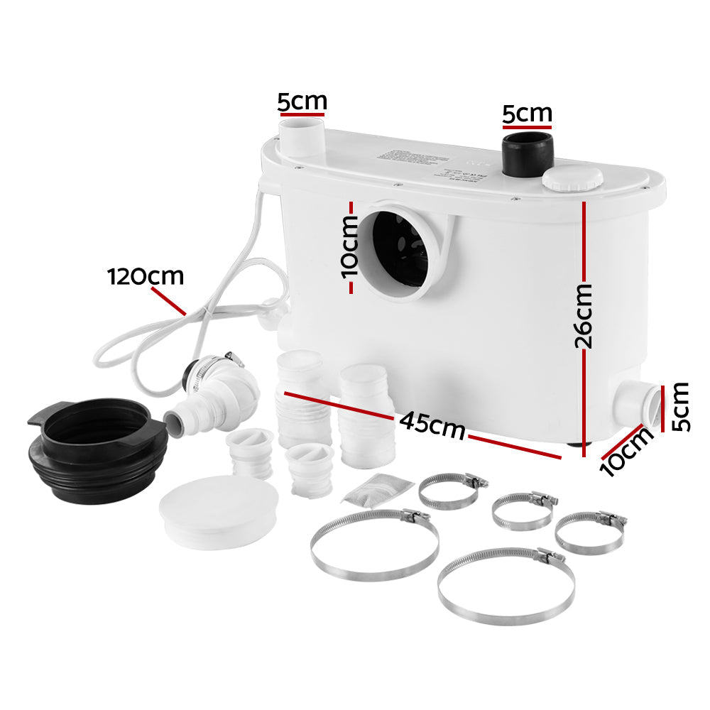 Toilet Macerator Sewage Water Disposal Marine Waste Pump - 400W