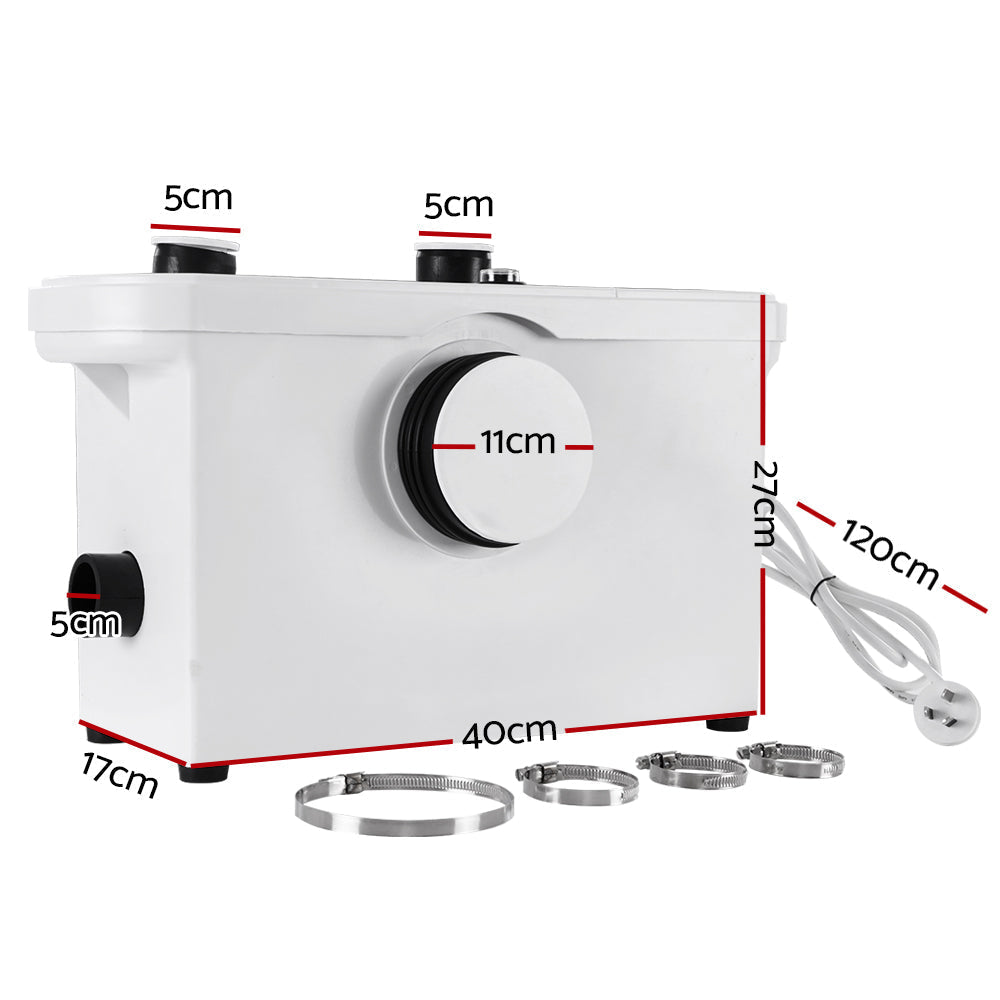Toilet Macerator Sewage Water Disposal Marine Waste Pump - 600W
