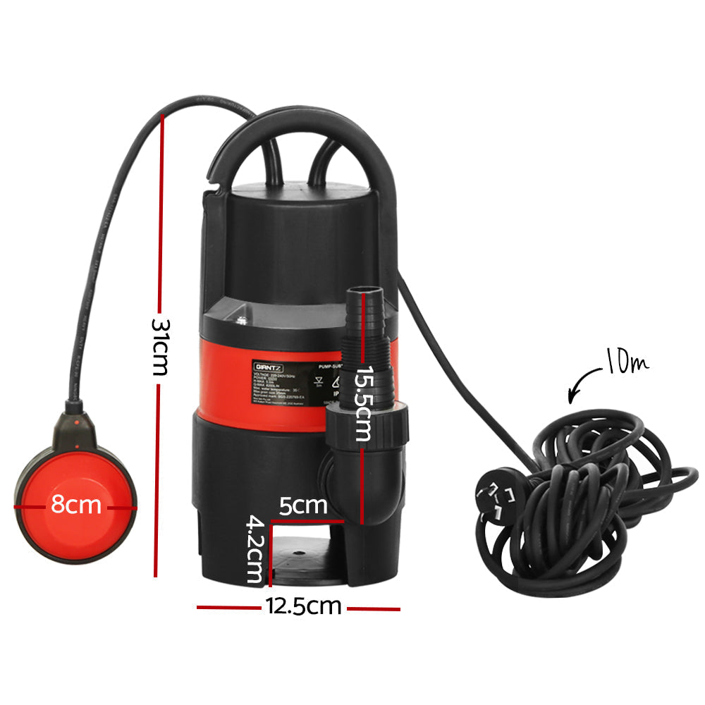 Garden Water Pump Dirty Swim Pool Submersible Pump  - 550W