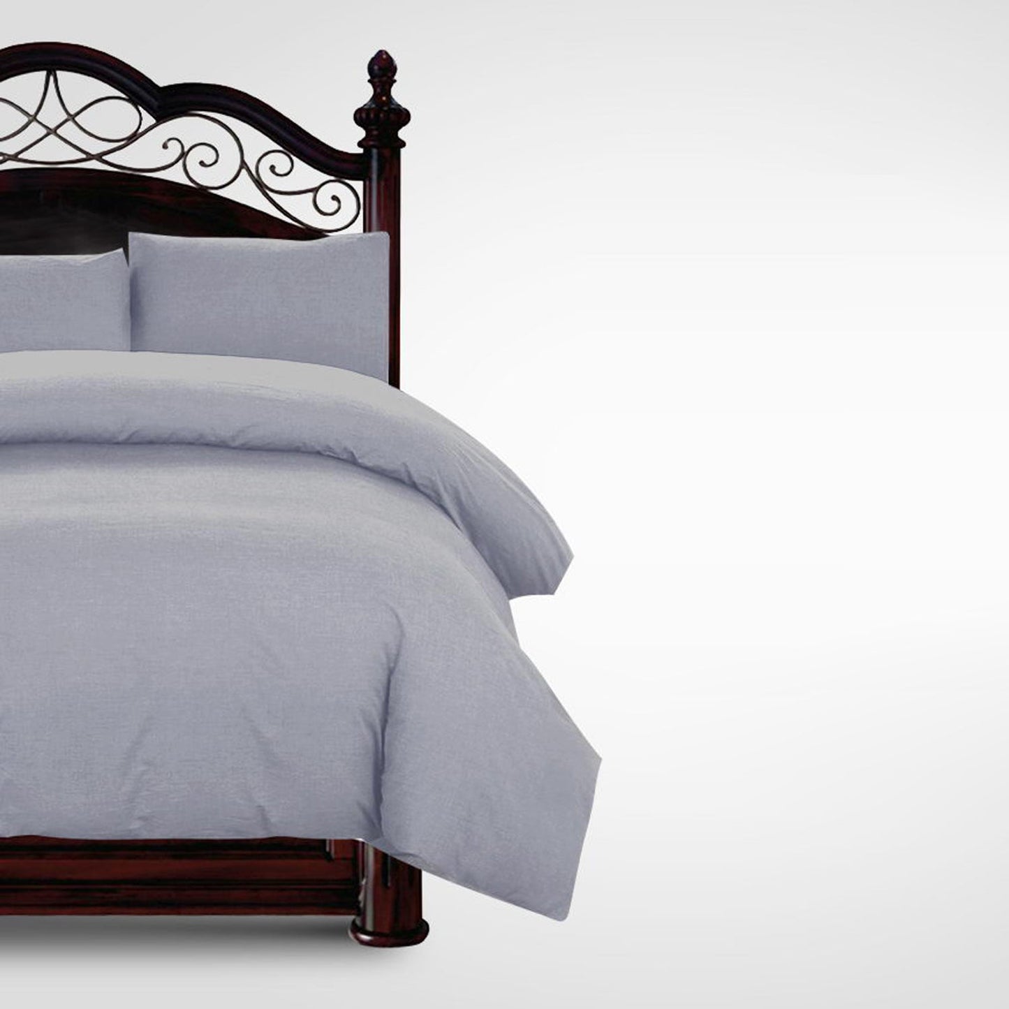 Quilt Cover Set Pillowcase Set - Grey