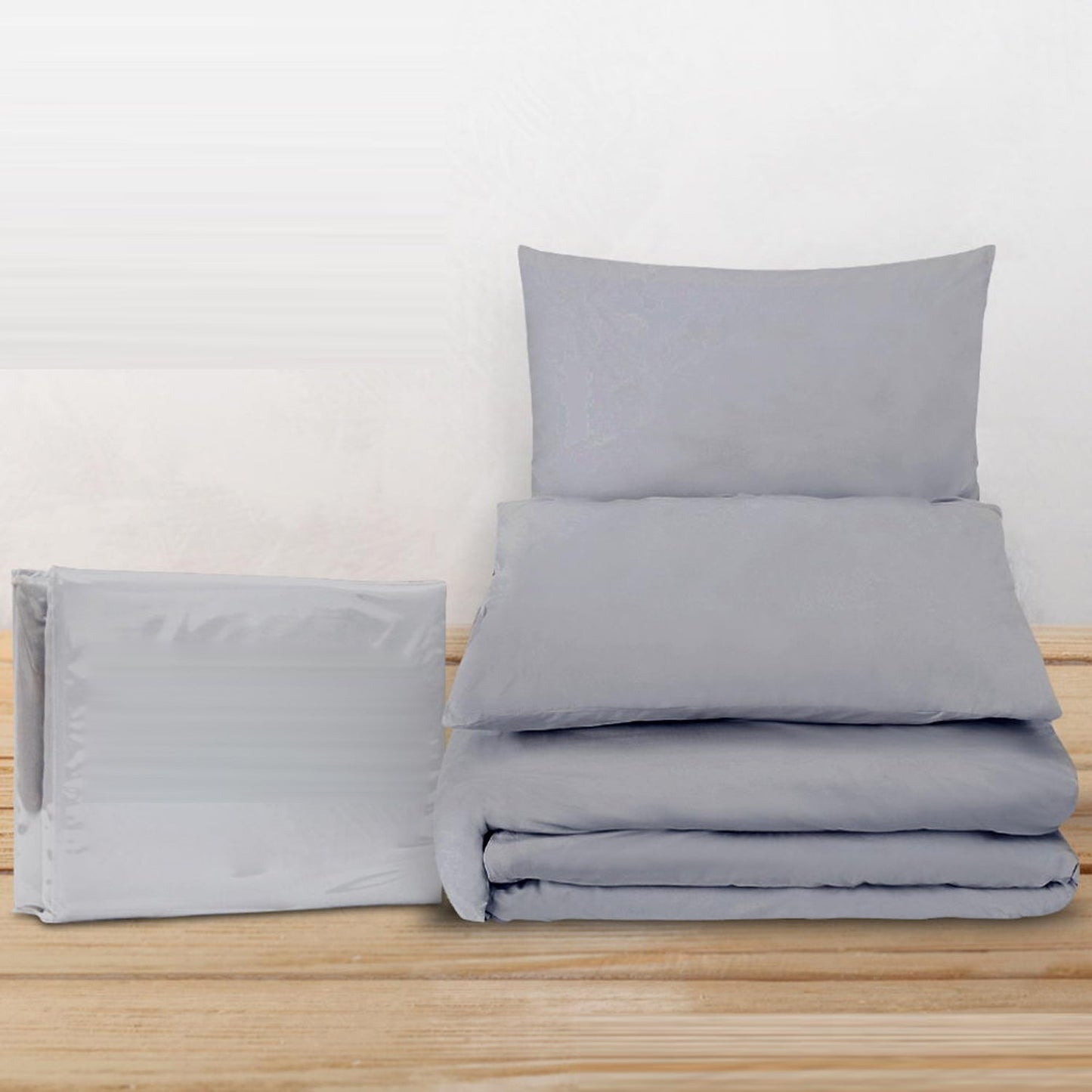 Quilt Cover Set Pillowcase Set - Grey