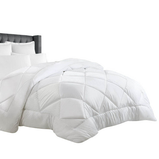 Bamboo Fibre Bed Quilt 700GSM White - Queen