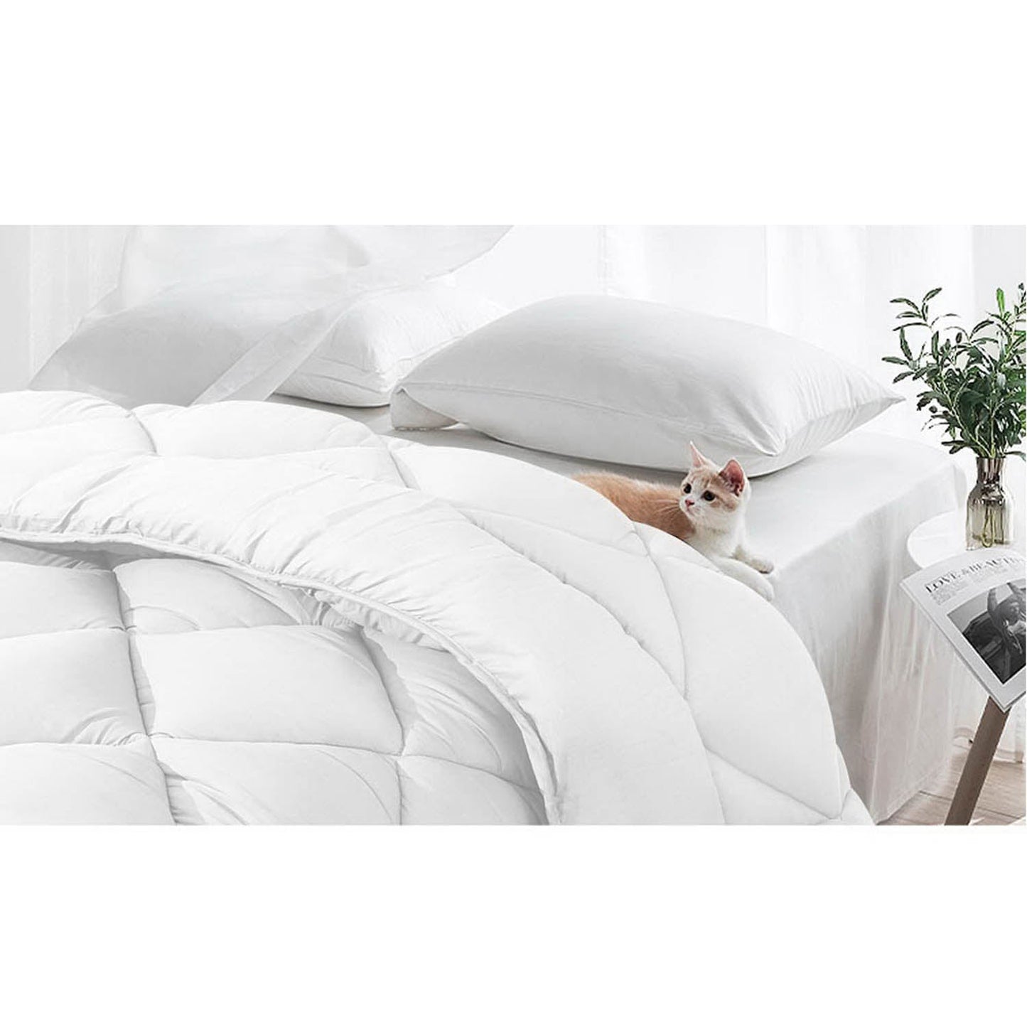 Queen Size Bamboo Blend Quilt - 800GSM