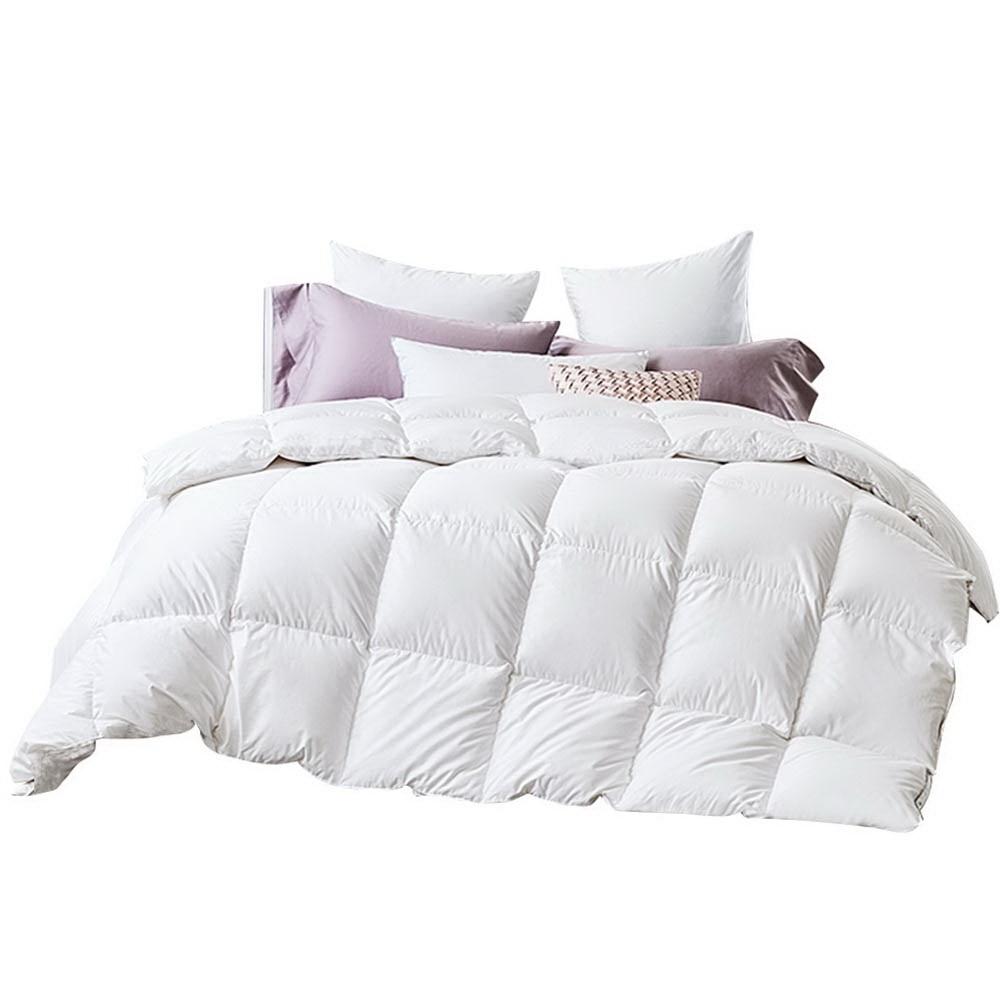 Super King Size Bedding Heavy Weight Duck Feather Filling Quilt