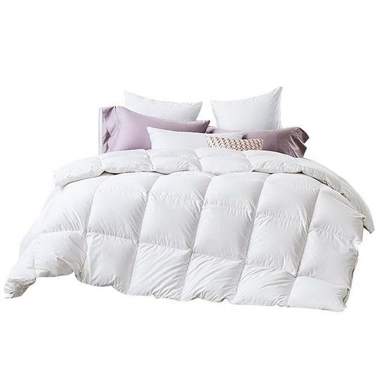 Super King Size Bedding Heavy Weight Duck Feather Filling Quilt
