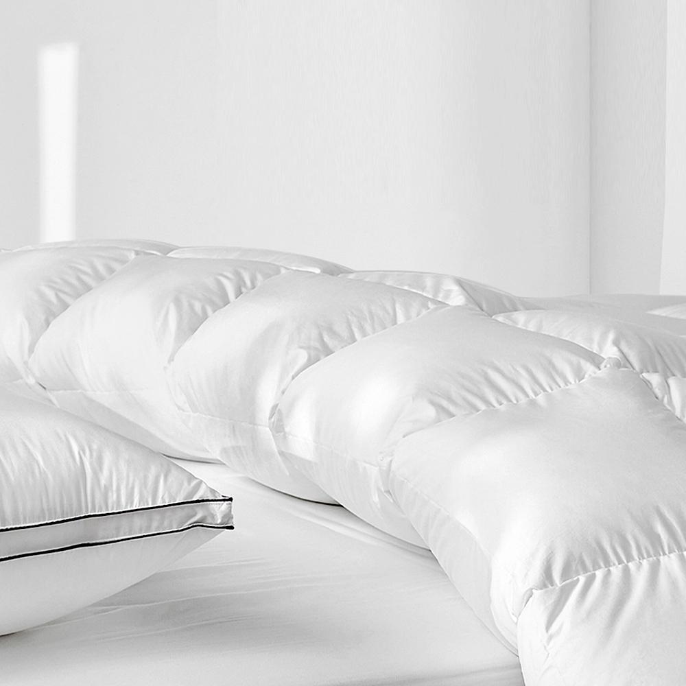 Super King Size Bedding Heavy Weight Duck Feather Filling Quilt