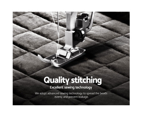 Faux Mink Quilt King Size - Charcoal
