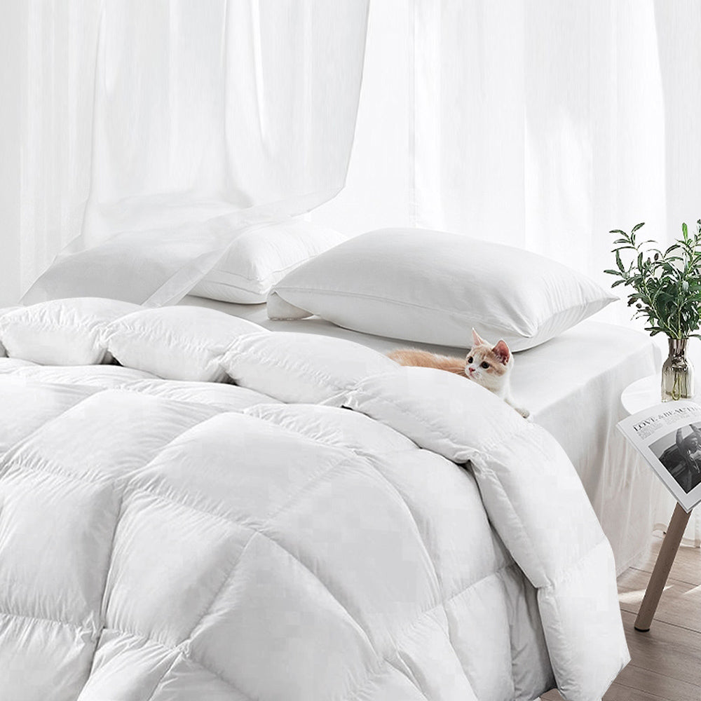 Goose Feather Down Bed Quilt  - Queen