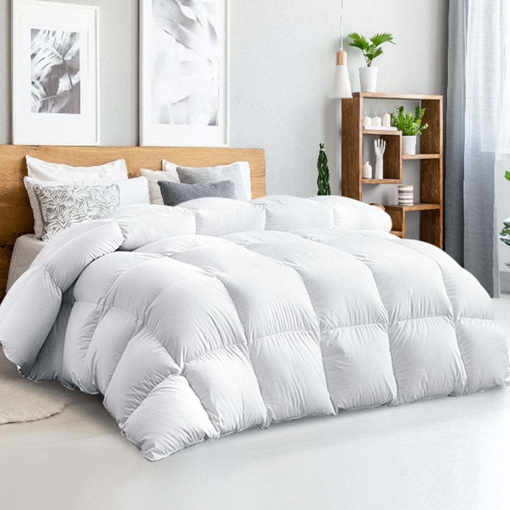 Goose Feather Down Bed Quilt  - Queen