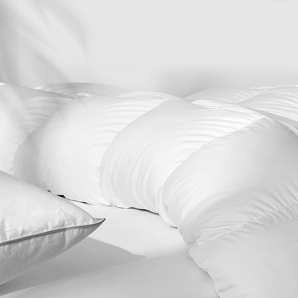 Goose Feather Down Bed Quilt - Super King