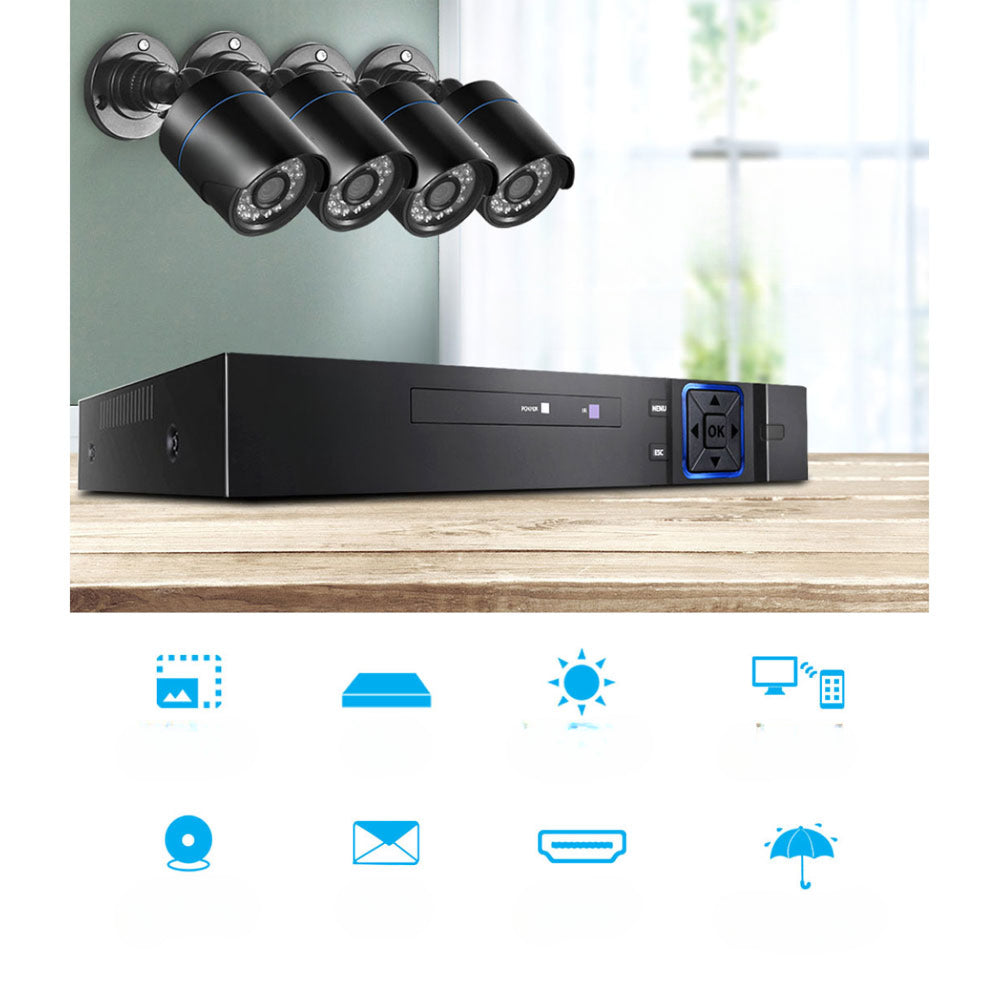 1080P 8 Channel HDMI CCTV Security Camera with 1TB Hard Drive