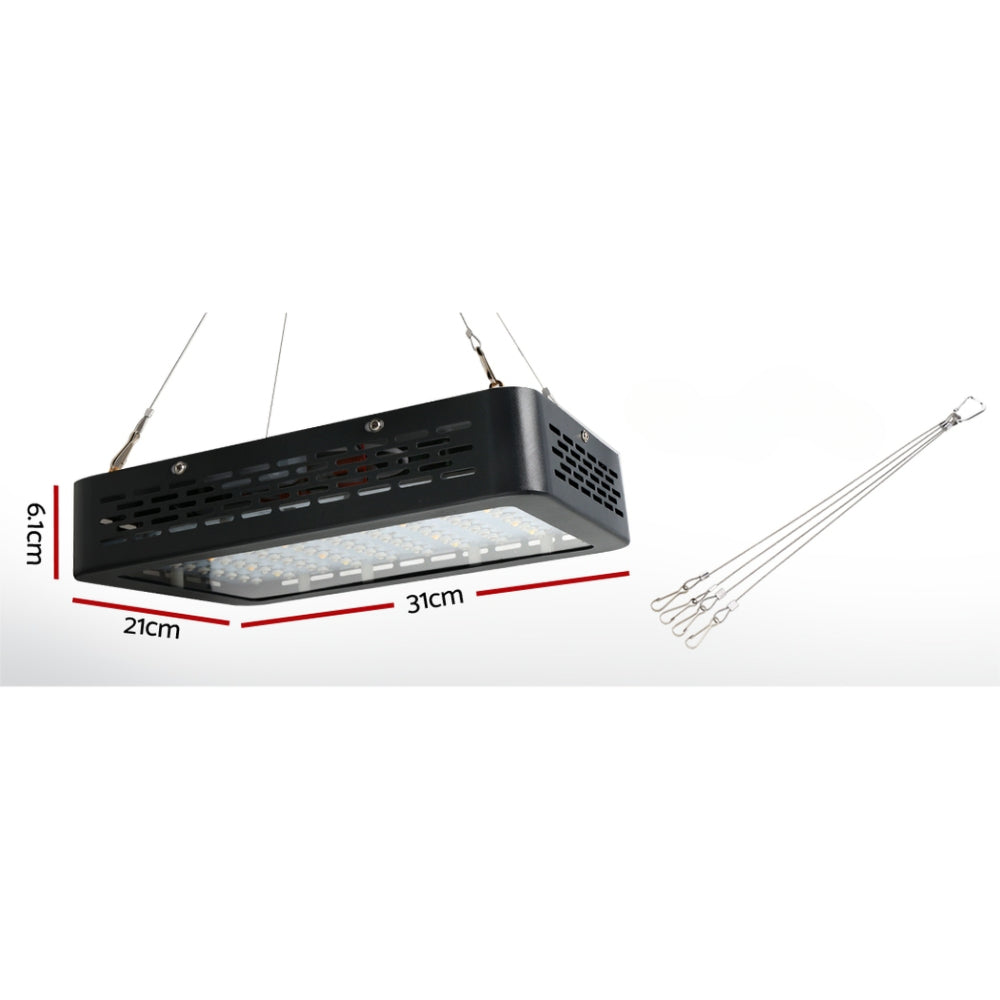 Grow Tent 1000W LED Grow Light 120X120X200cm Mylar 6" Ventilation
