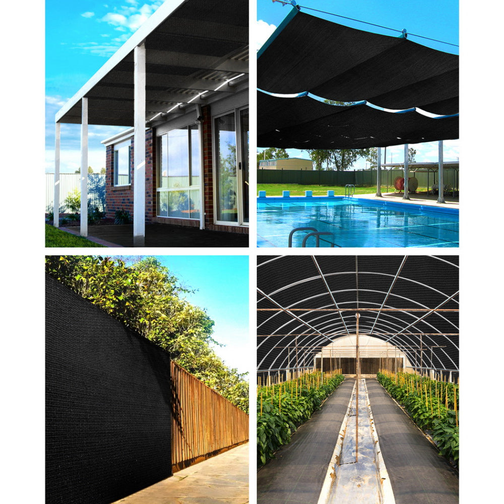 Sun Shade Cloth Sail Roll Mesh Outdoor 195GSM - 1.83x30m