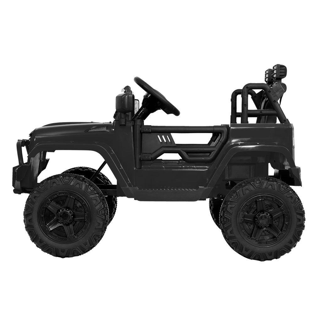 Kids Ride On Car Electric 12V Car Toys Jeep Battery Remote Control Black