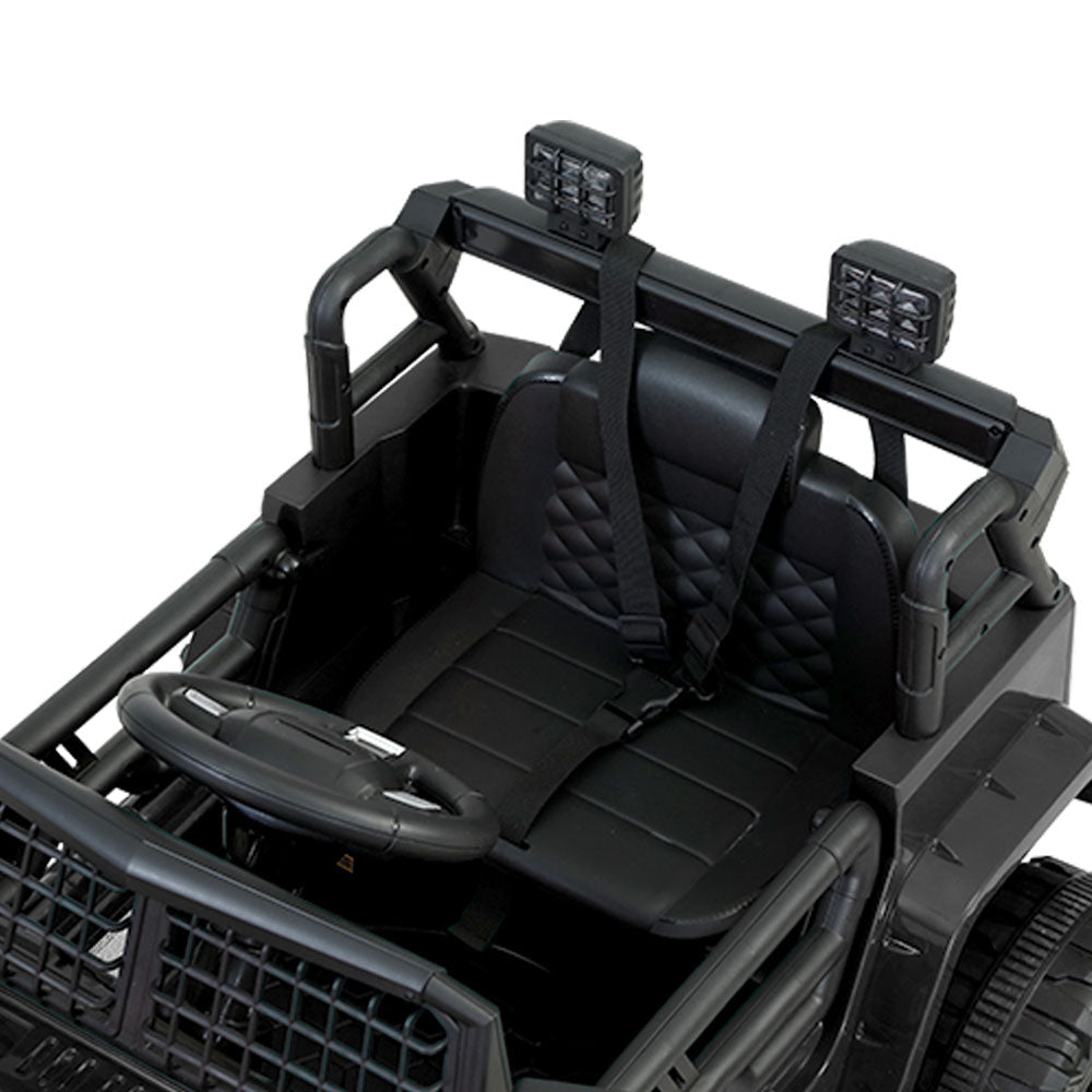 Kids Ride On Car Electric 12V Car Toys Jeep Battery Remote Control Black