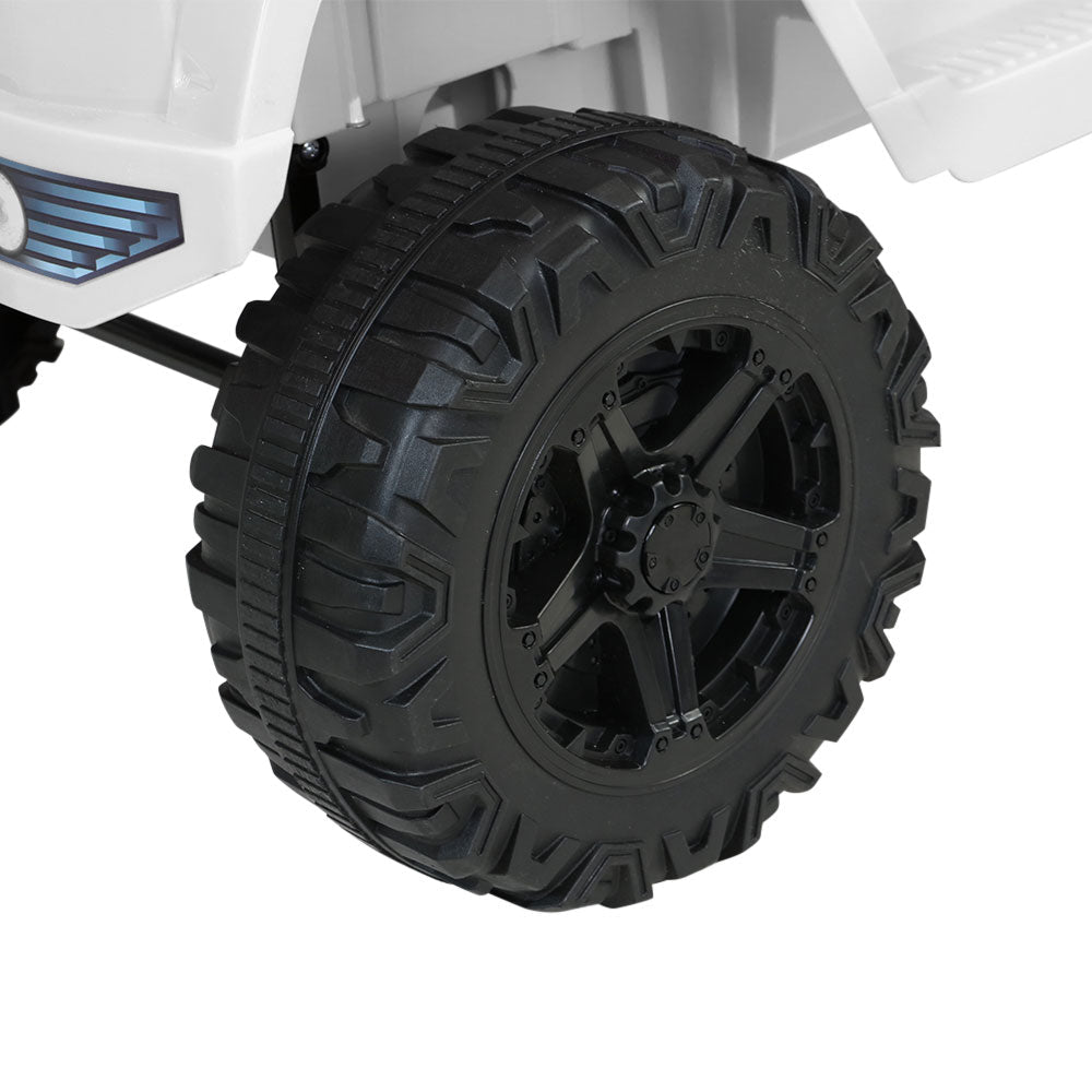 Kids Ride On Car Electric 12V Car Toys Jeep Battery Remote Control White