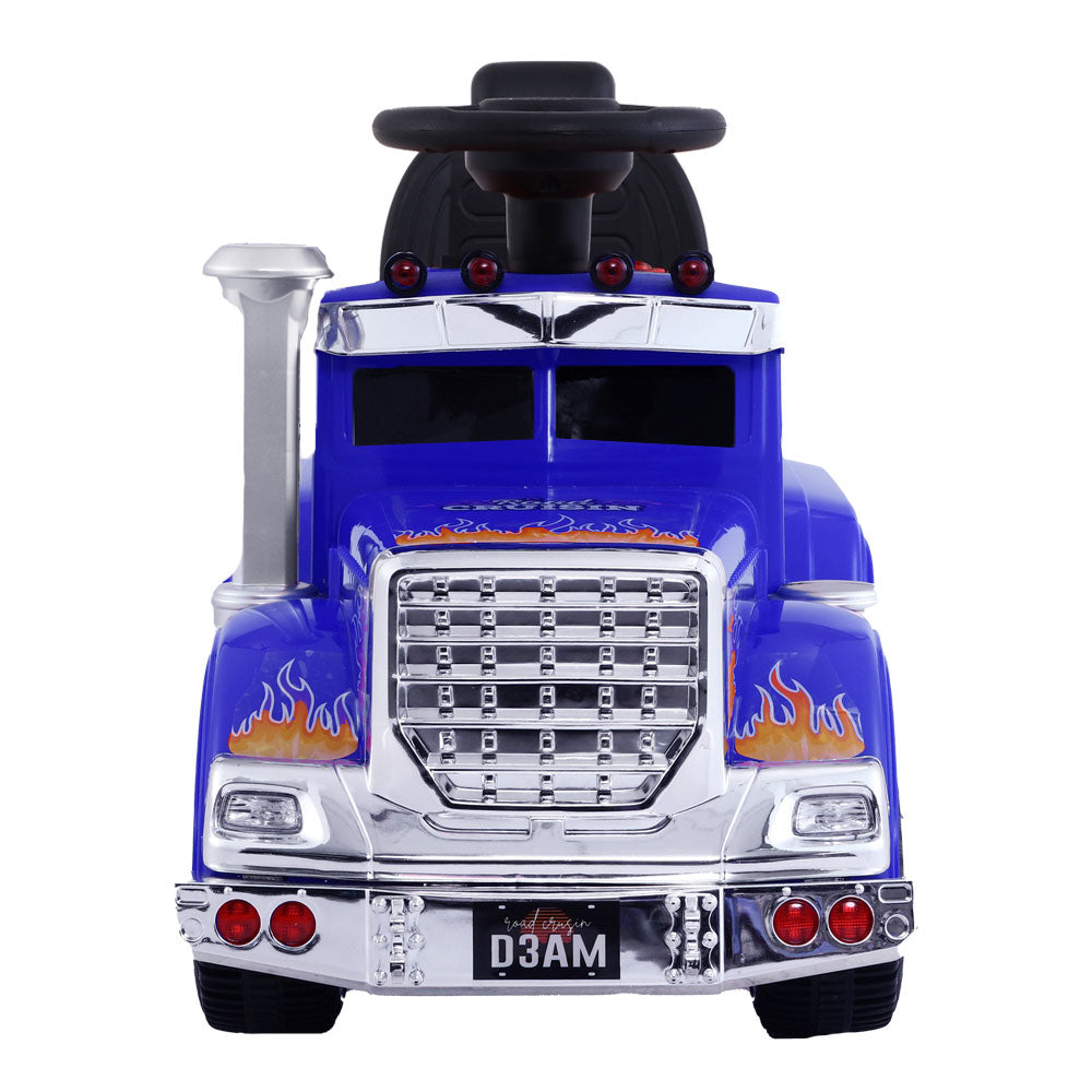 Ride On Childrens Battery Toy Truck - Blue