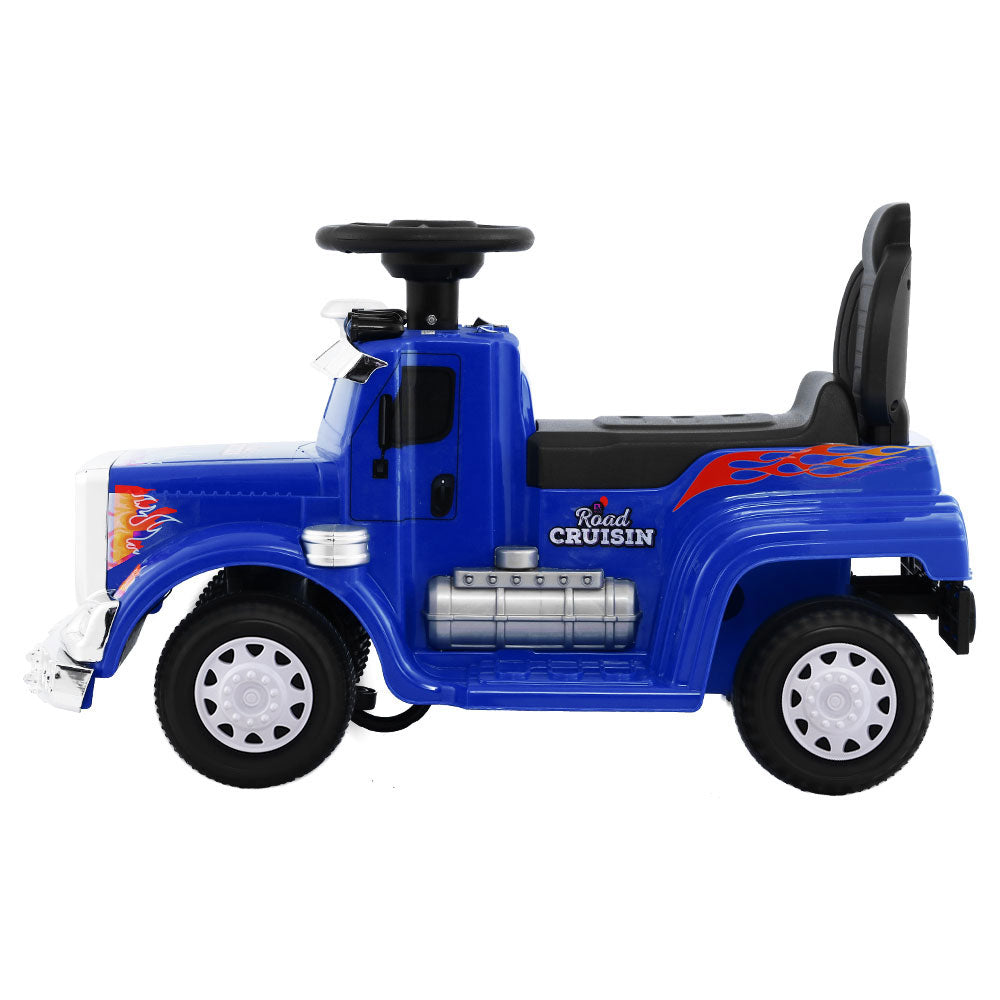 Ride On Childrens Battery Toy Truck - Blue