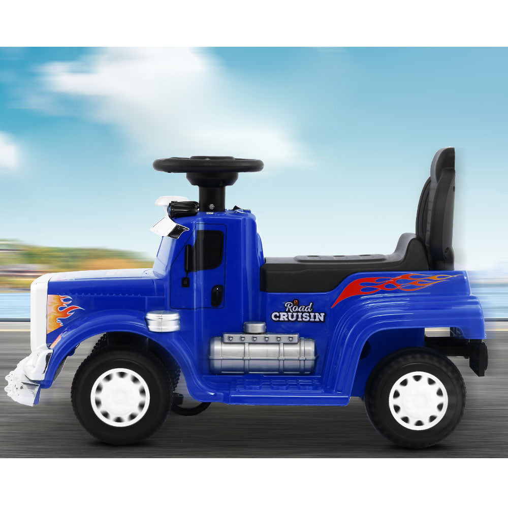 Ride On Childrens Battery Toy Truck - Blue