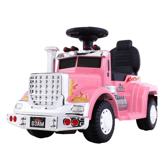 Ride On Childrens Battery Toy Truck - Pink