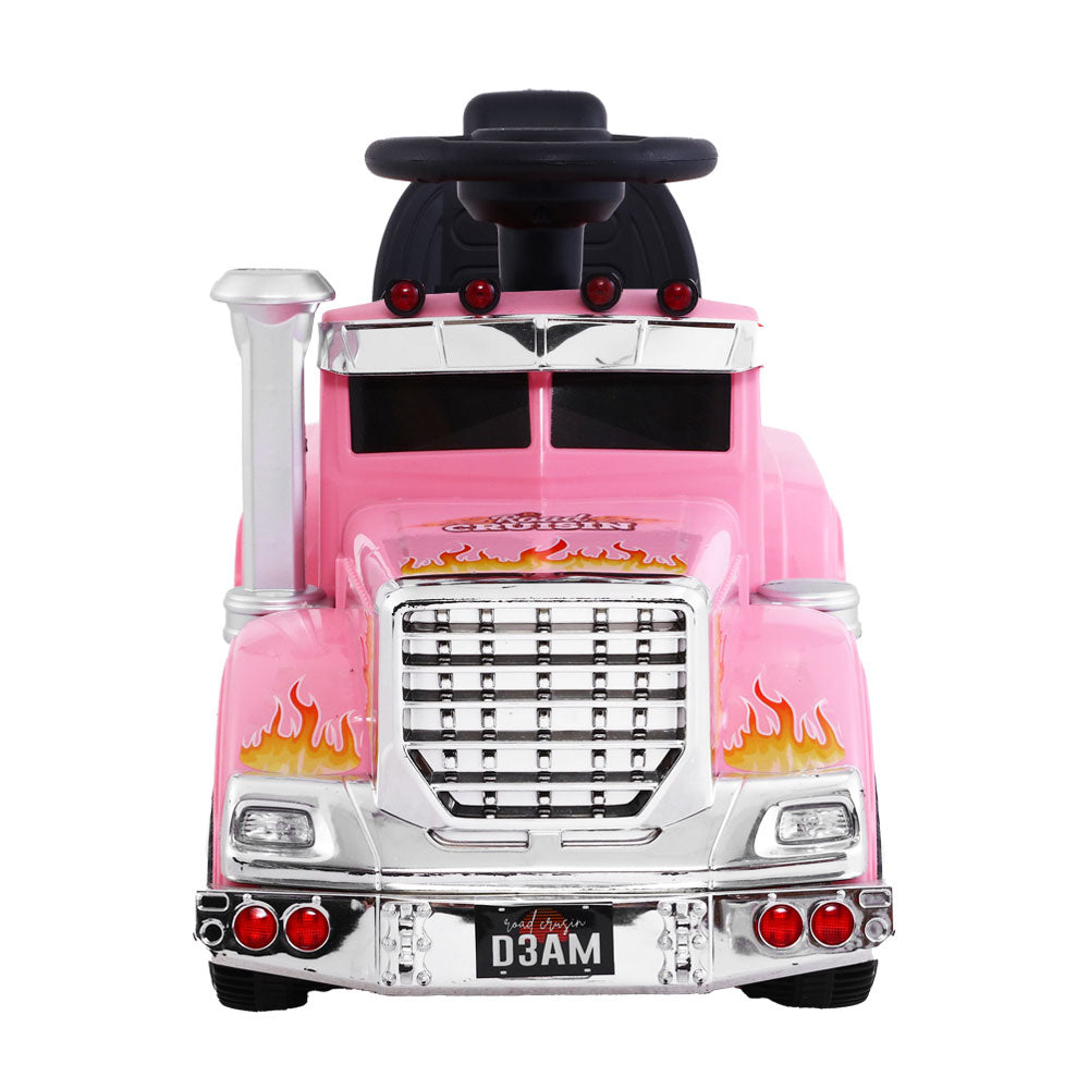 Ride On Childrens Battery Toy Truck - Pink