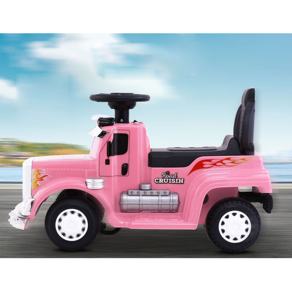 Ride On Childrens Battery Toy Truck - Pink