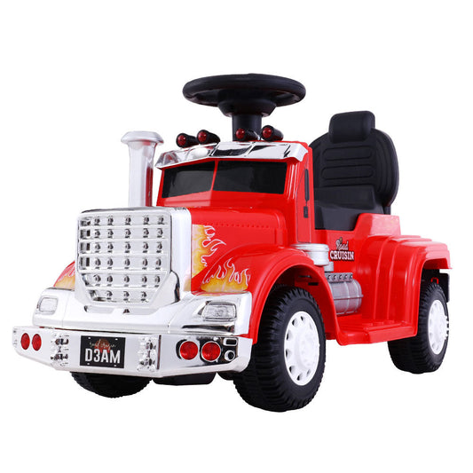 Ride On Kids Electric Toy Truck - Red