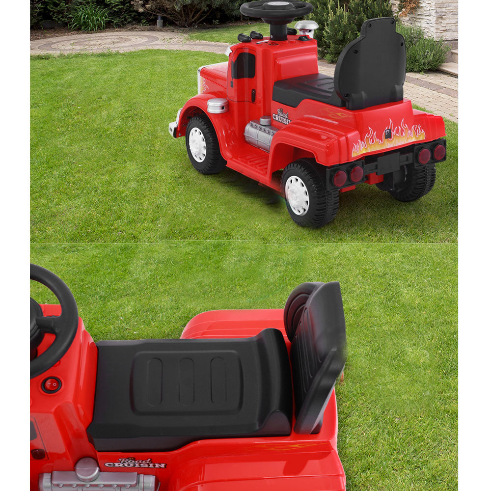 Ride On Kids Electric Toy Truck - Red