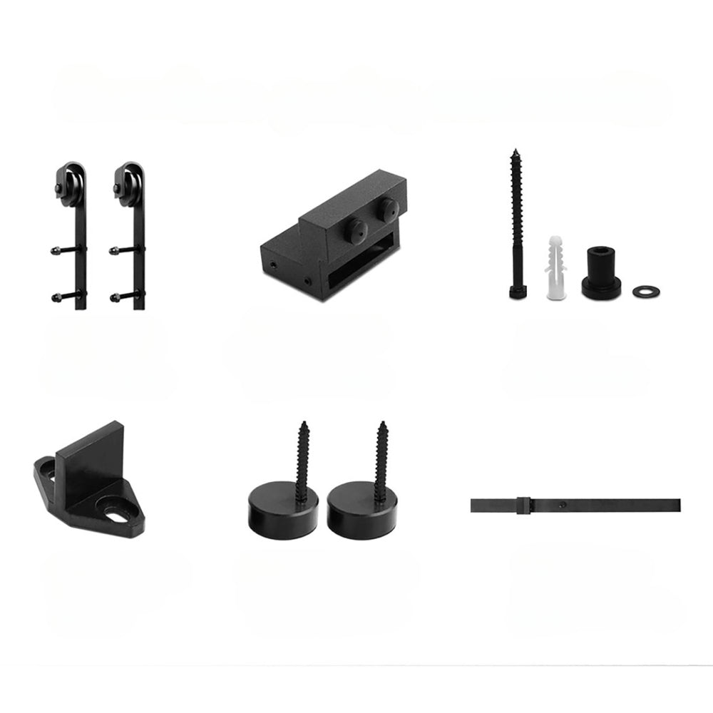 Sliding Barn Door Hardware Track Set 1.83m Roller Slide Office Bedroom