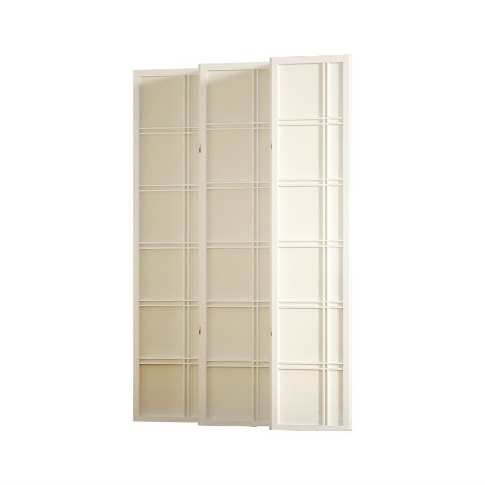 Room Divider Screen Privacy Wood Dividers Stand 6 Panel White