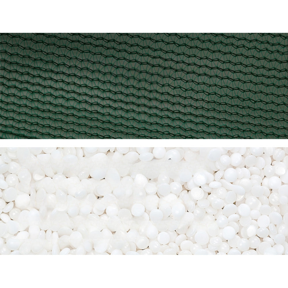 Sun Shade Cloth Sail Roll Mesh Garden Outdoor Green - 3.66x30m