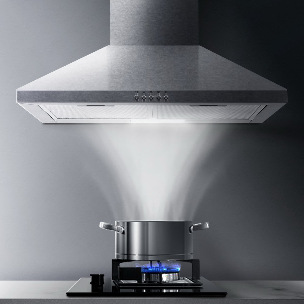 Range Hood 60cm 600mm Kitchen Canopy Stainless Steel Rangehood Wall Mount