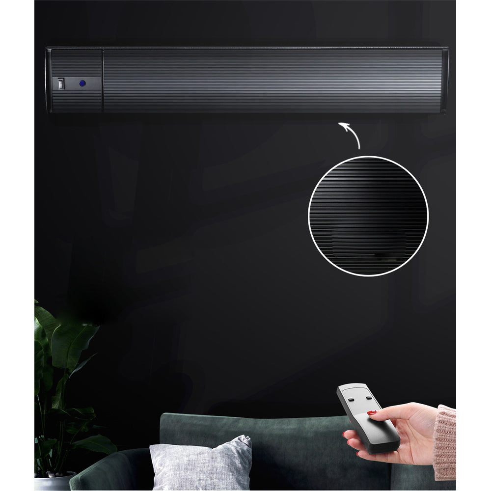 Outdoor Remote Electric Strip Heater - 1800w