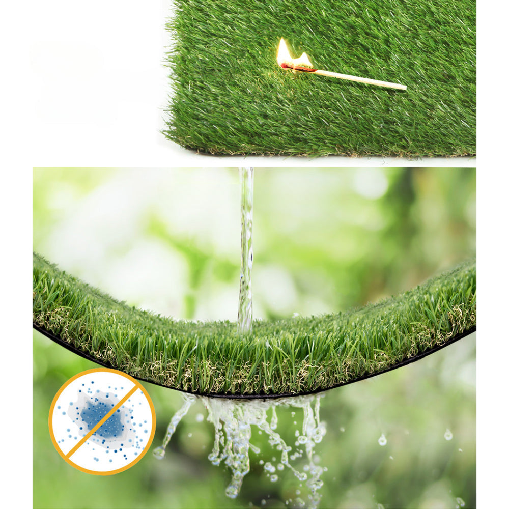 Artificial Grass 30mm 2mx5m 10sqm Synthetic Fake Turf Plants Plastic Lawn 4-coloured