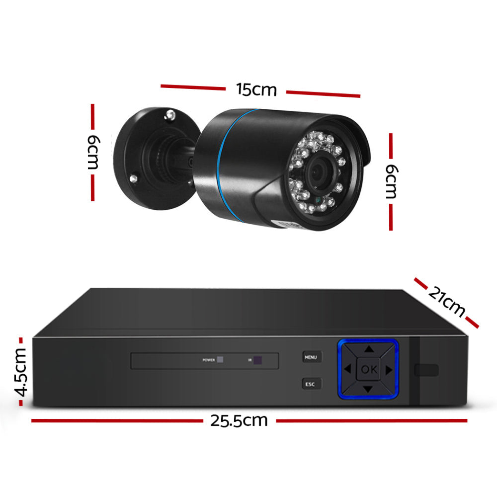 1080P 8 Channel HDMI CCTV Security Camera with 1TB Hard Drive