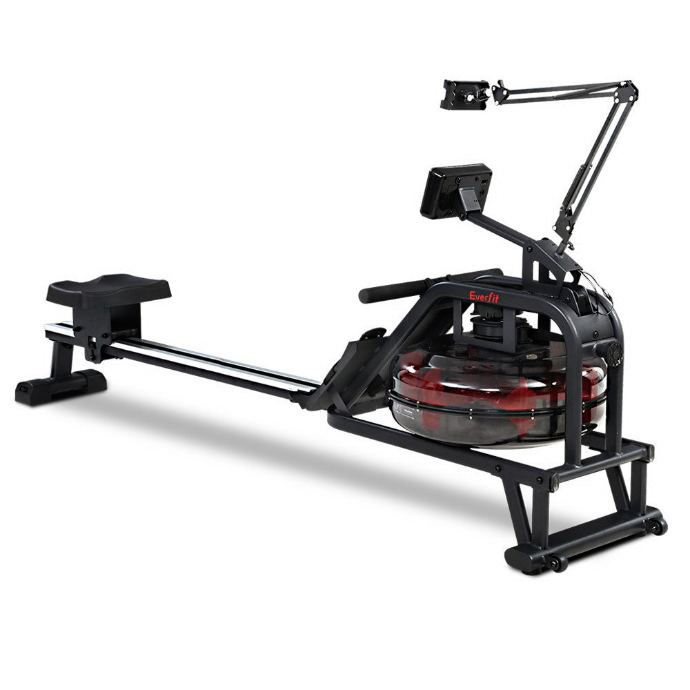Rowing Exercise Machine Rower Water Resistance Fitness Gym - Weight Capacity 150kg