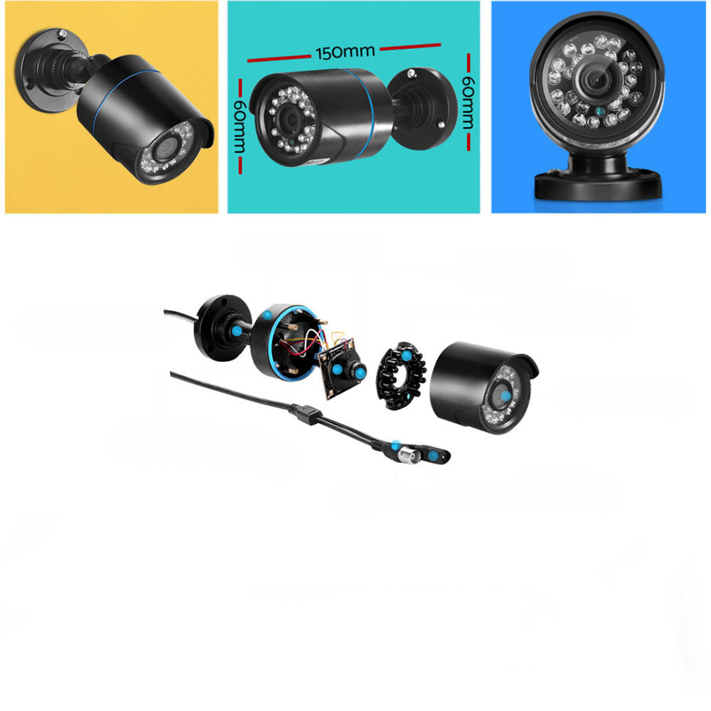 1080P Home CCTV Security Camera HDMI DVR Video Home Outdoor IP System