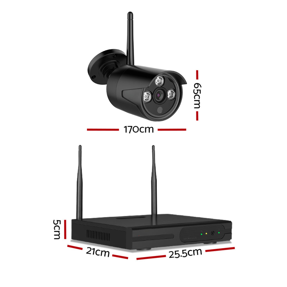 CCTV Wireless Security Camera System 8CH Home Outdoor WIFI 8 Bullet Cameras Kit 1TB