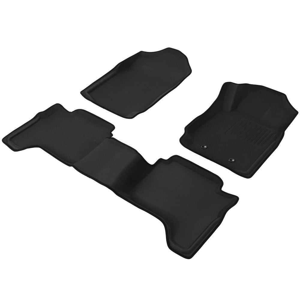 Car Floor Mats Rubber 2012 to 2021 Model - Fits Mazda BT50 Dual Crew Cab 3D