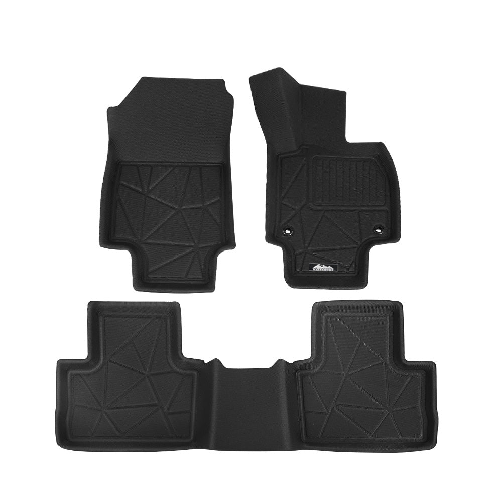 Car Rubber Front Rear Floor Mats 2019 to 2022 Model - For Toyota RAV4