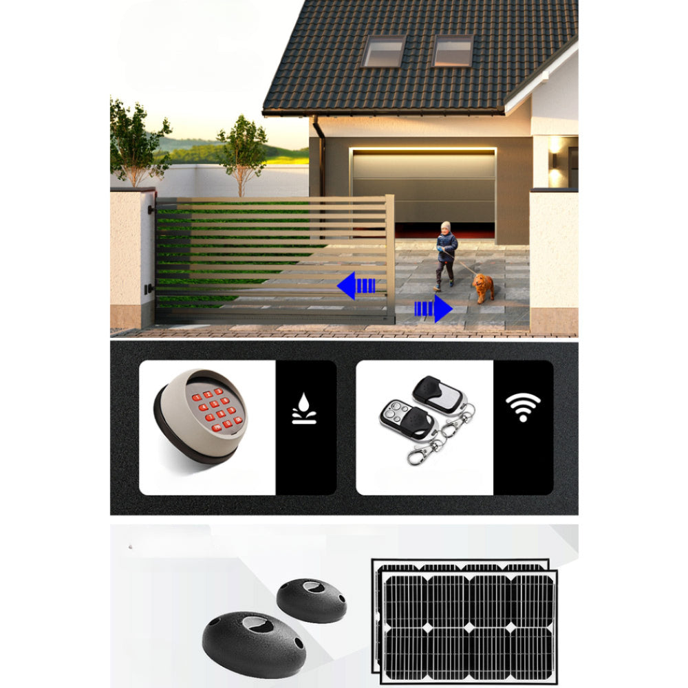 Auto Electric Sliding Gate Opener 1000KG 6M Rails