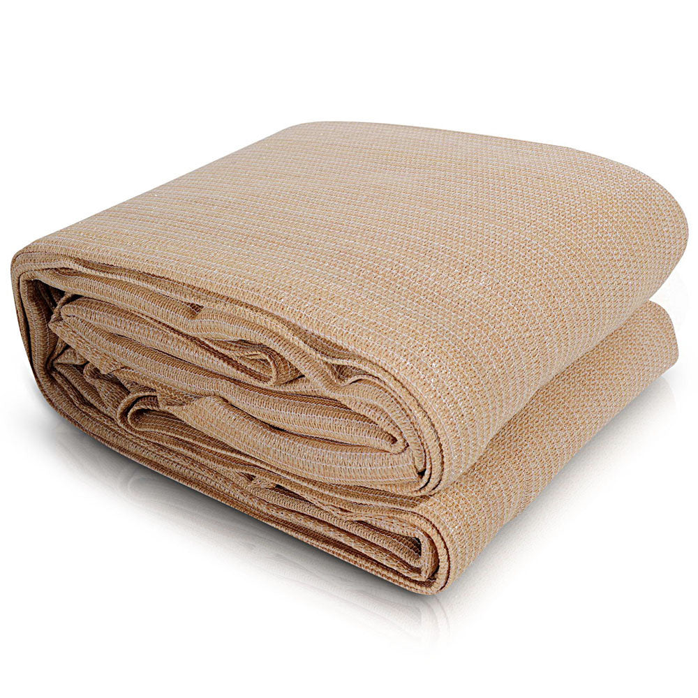 Sun Shade Sail Cloth Rectangle Heavy Duty Sand Canopy - 2x4m