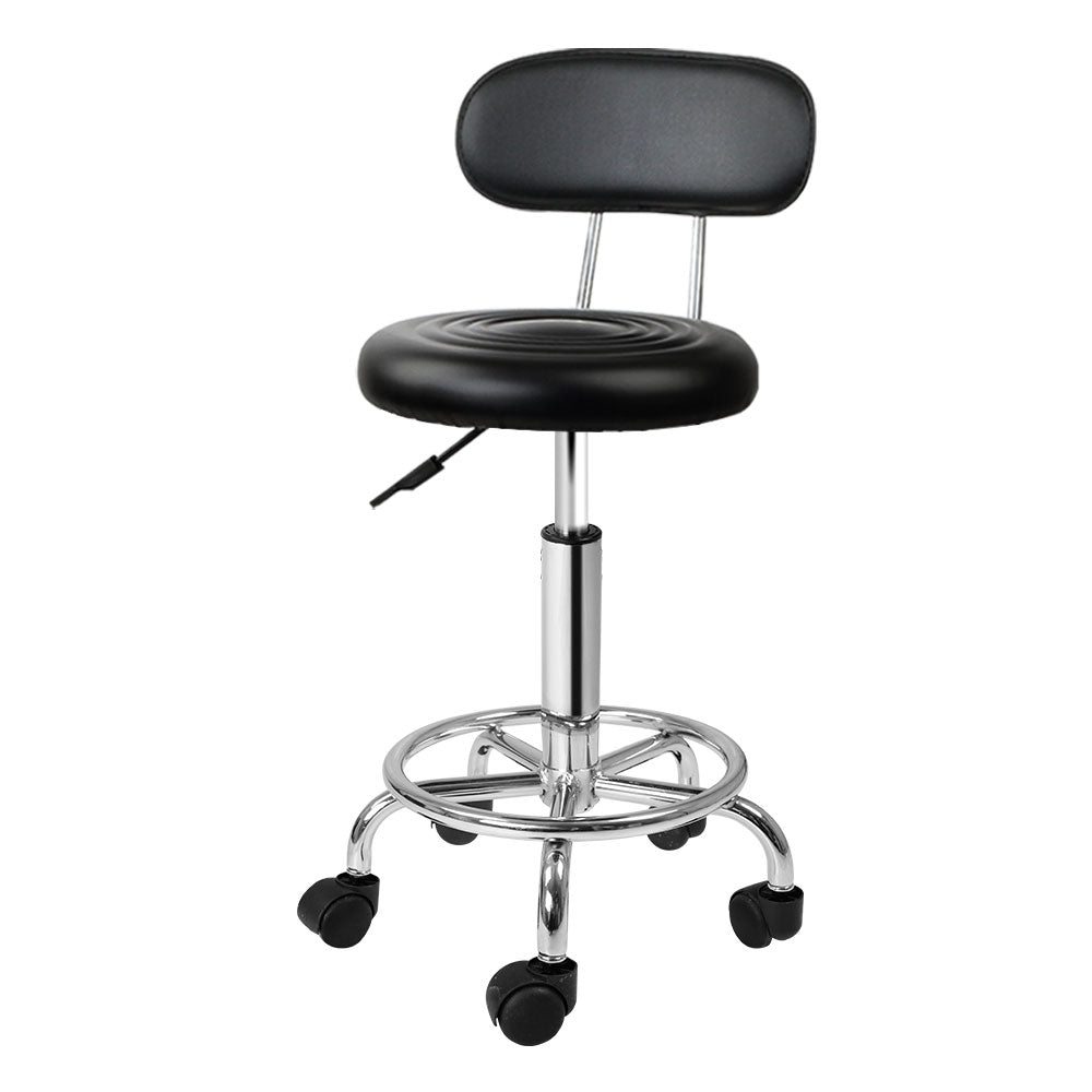 Salon Stool Swivel Chair Backrest Barber Hairdressing