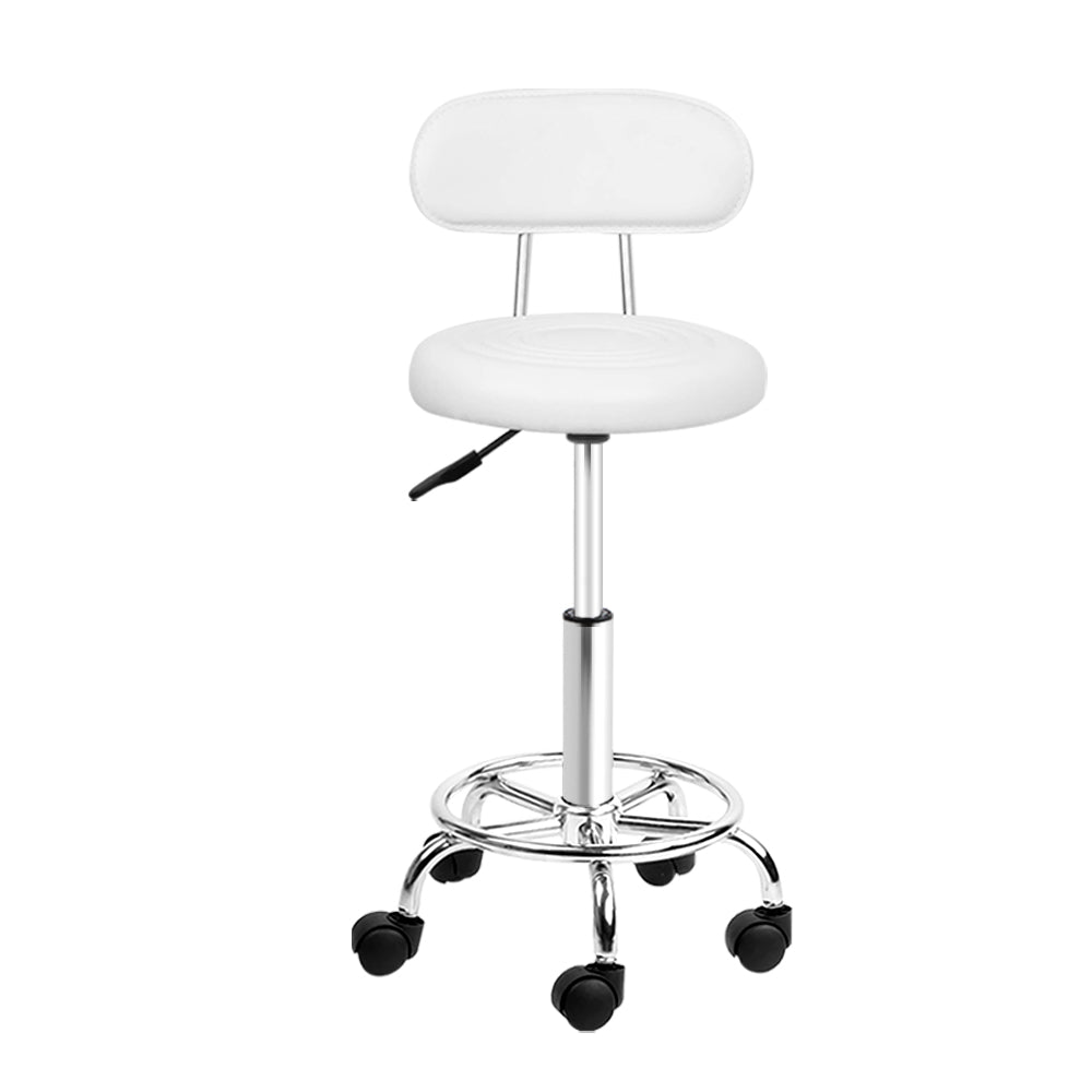Salon Stool Swivel Barber Chair Backrest Hairdressing