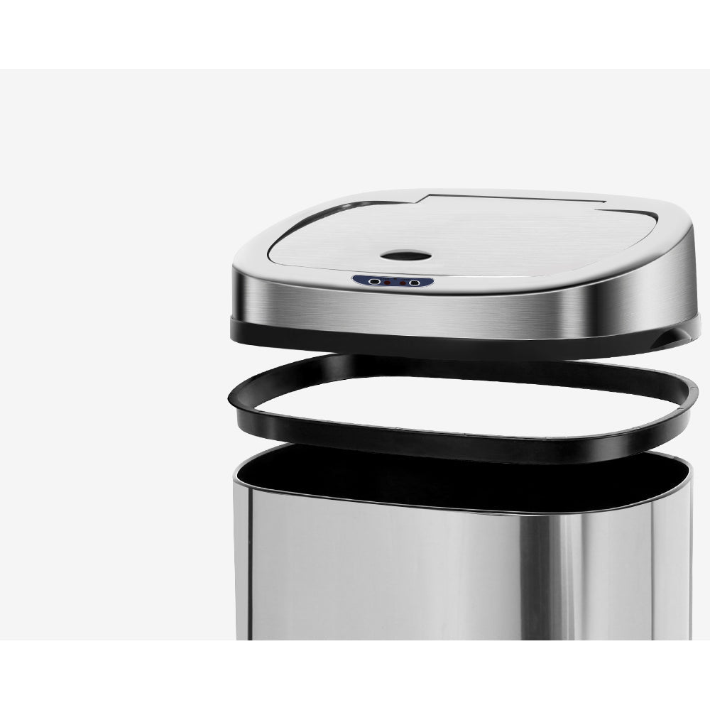 Stainless Steel Motion Sensor Rubbish Bin - 50L