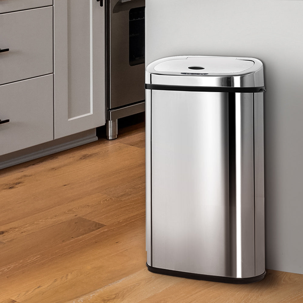 Stainless Steel Motion Sensor Rubbish Bin - 50L