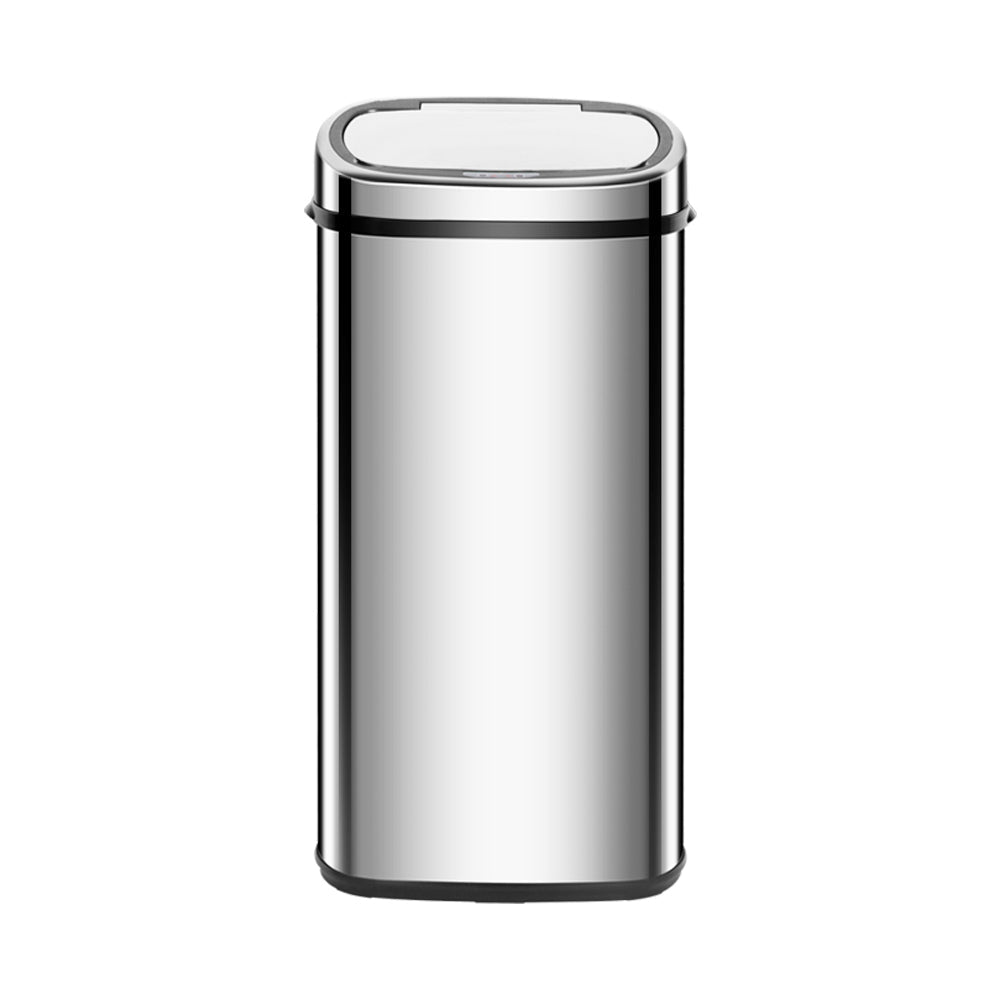 Stainless Steel Motion Sensor Rubbish Bin - 68L