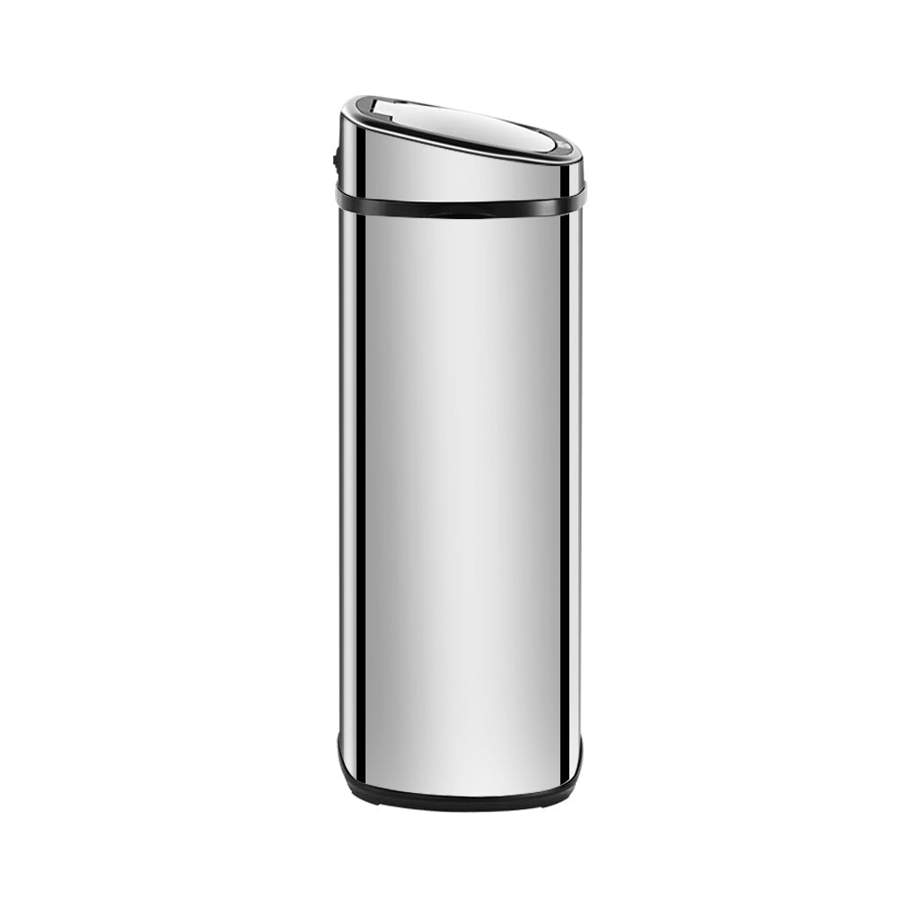 Stainless Steel Motion Sensor Rubbish Bin - 68L